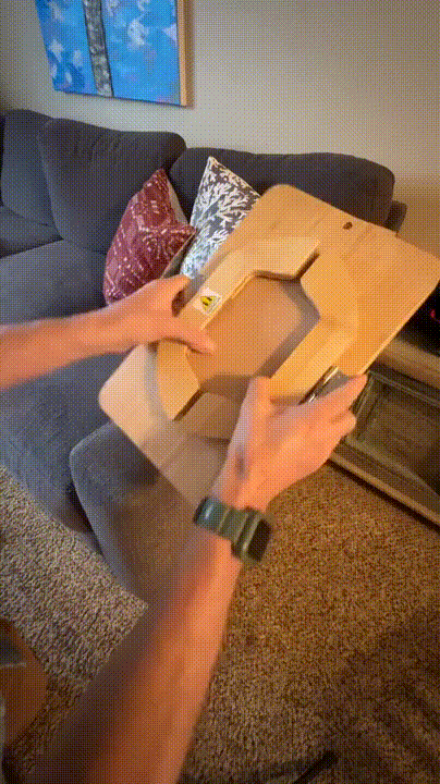 Adjustable bamboo Clip-On Arm Tray Table